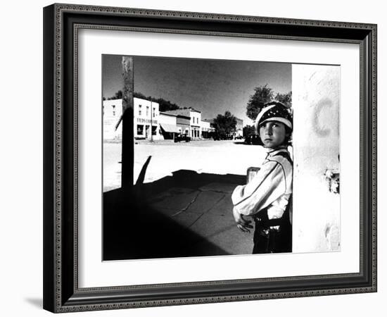 Paper Moon, Tatum O'Neal, 1973-null-Framed Photo