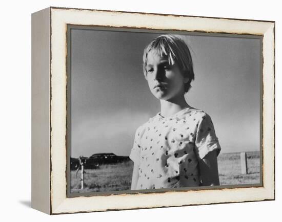 Paper Moon, Tatum O'Neal, 1973-null-Framed Stretched Canvas