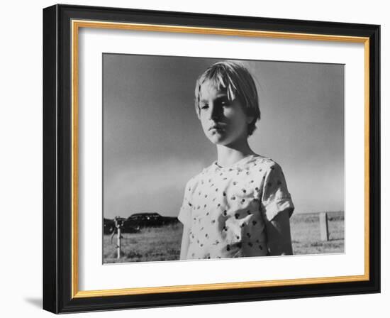 Paper Moon, Tatum O'Neal, 1973-null-Framed Photo