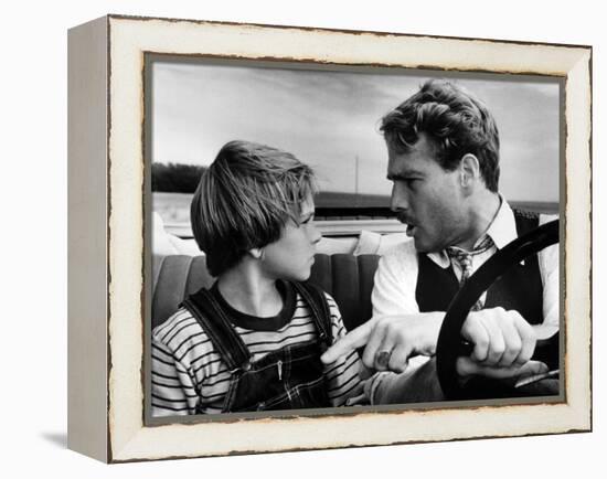 Paper Moon, Tatum O'Neal, Ryan O'Neal, 1973-null-Framed Stretched Canvas