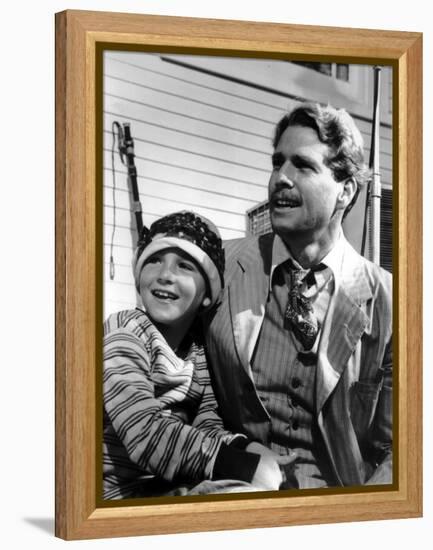 Paper Moon, Tatum O'Neal, Ryan O'Neal, 1973-null-Framed Stretched Canvas