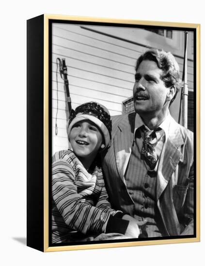 Paper Moon, Tatum O'Neal, Ryan O'Neal, 1973-null-Framed Stretched Canvas