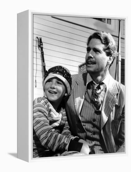 Paper Moon, Tatum O'Neal, Ryan O'Neal, 1973-null-Framed Stretched Canvas