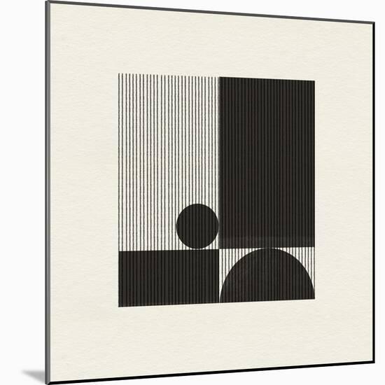 Paper Object No4.-THE MIUUS STUDIO-Mounted Giclee Print