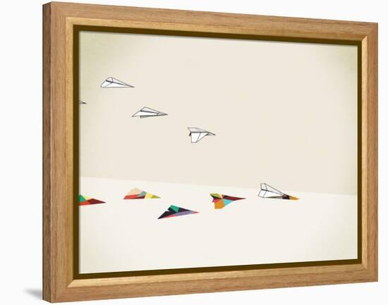 Paper Planes-Jason Ratliff-Framed Premier Image Canvas