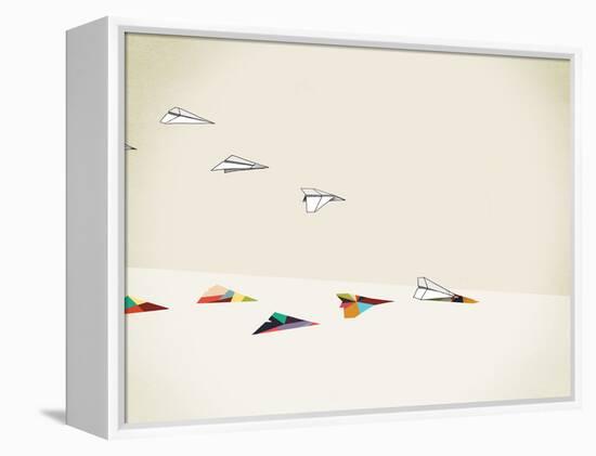 Paper Planes-Jason Ratliff-Framed Premier Image Canvas