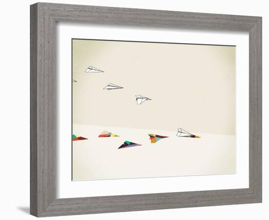 Paper Planes-Jason Ratliff-Framed Premium Giclee Print