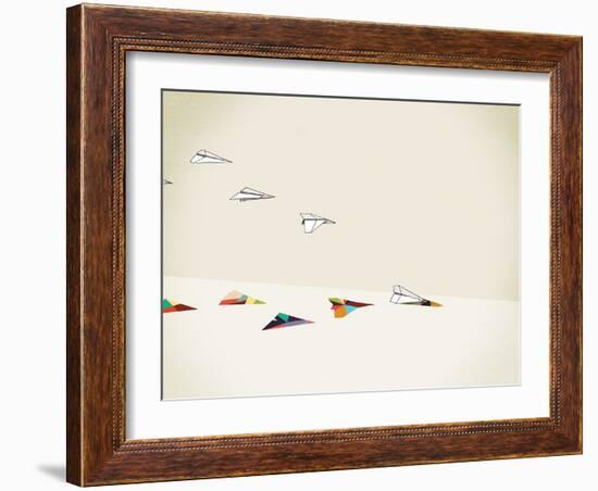 Paper Planes-Jason Ratliff-Framed Premium Giclee Print