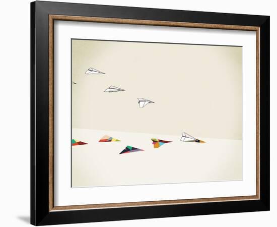 Paper Planes-Jason Ratliff-Framed Premium Giclee Print