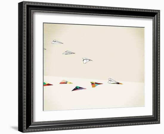 Paper Planes-Jason Ratliff-Framed Premium Giclee Print