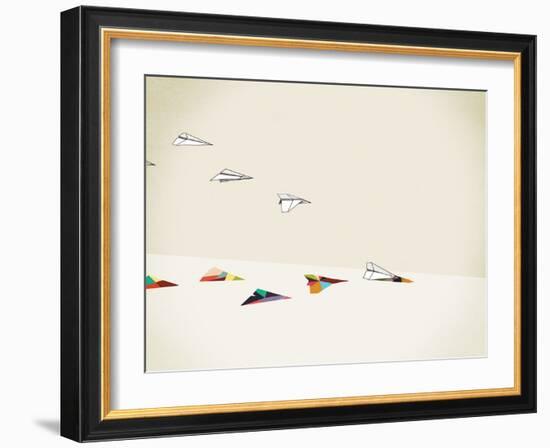 Paper Planes-Jason Ratliff-Framed Premium Giclee Print