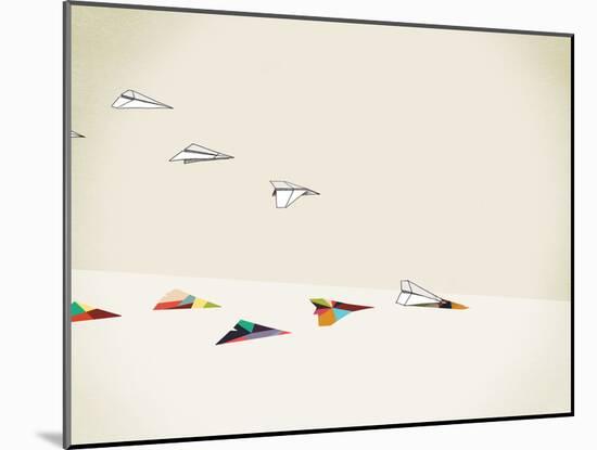 Paper Planes-Jason Ratliff-Mounted Giclee Print