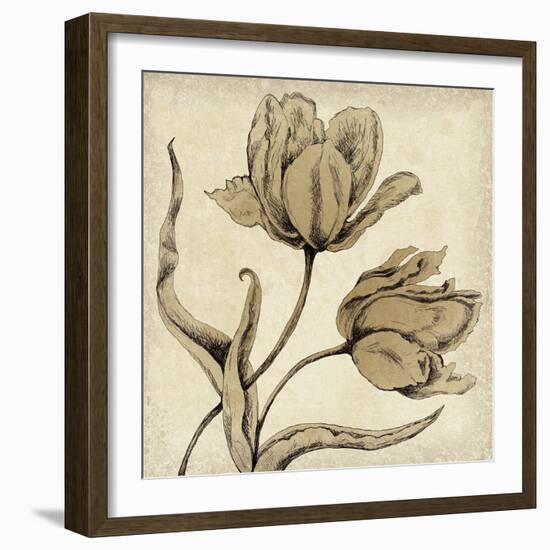 Paper Tulip II-Maria Mendez-Framed Giclee Print