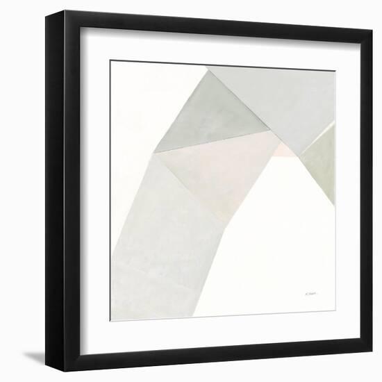 Paper Work I Neutral-Mike Schick-Framed Art Print