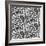 Paper Zodiac Graphite-Sharon Turner-Framed Art Print