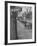 Paperboy Delivering the Boston Herald-Ralph Morse-Framed Photographic Print