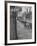 Paperboy Delivering the Boston Herald-Ralph Morse-Framed Photographic Print