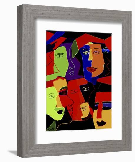 Paperheads-Diana Ong-Framed Giclee Print