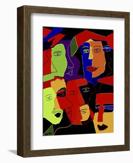 Paperheads-Diana Ong-Framed Giclee Print