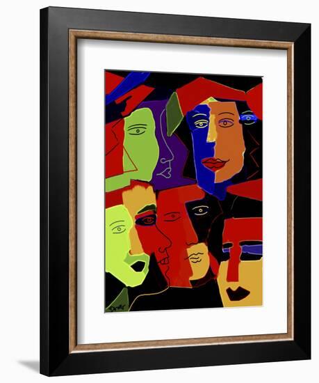 Paperheads-Diana Ong-Framed Giclee Print