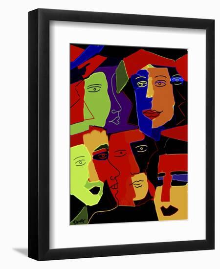 Paperheads-Diana Ong-Framed Giclee Print