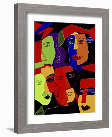 Paperheads-Diana Ong-Framed Giclee Print