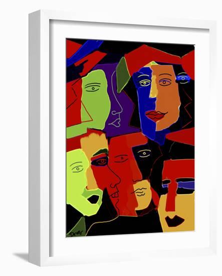 Paperheads-Diana Ong-Framed Giclee Print