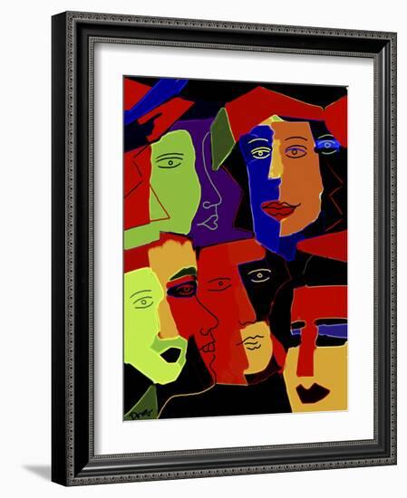 Paperheads-Diana Ong-Framed Giclee Print
