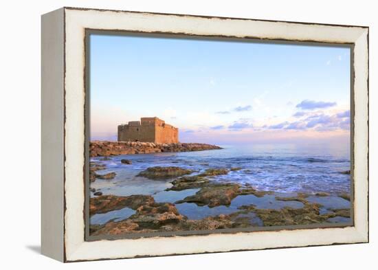 Paphos Castle, Paphos, Cyprus, Eastern Mediterranean Sea, Europe-Neil Farrin-Framed Premier Image Canvas