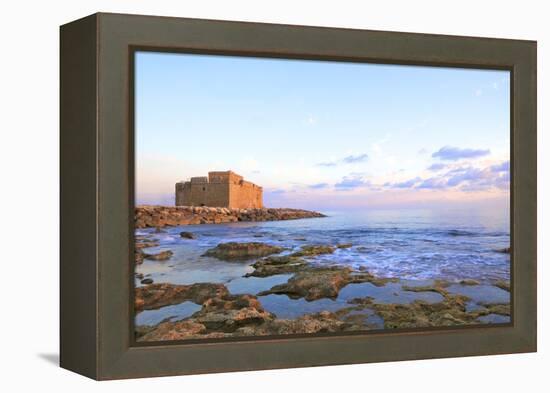 Paphos Castle, Paphos, Cyprus, Eastern Mediterranean Sea, Europe-Neil Farrin-Framed Premier Image Canvas