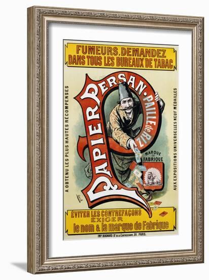 Papier Persan Poster-null-Framed Giclee Print