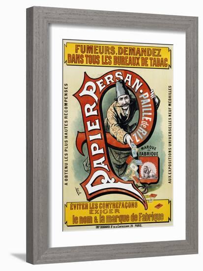 Papier Persan Poster-null-Framed Giclee Print