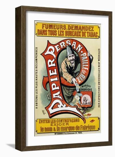 Papier Persan Poster-null-Framed Giclee Print