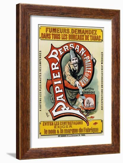 Papier Persan Poster-null-Framed Giclee Print