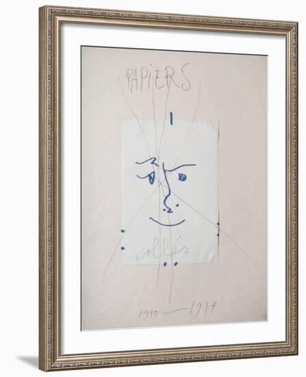 Papiers collés-Pablo Picasso-Framed Premium Edition