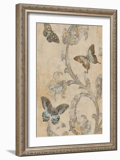 Papillion Decoratif I-Deborah Devellier-Framed Art Print