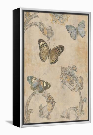 Papillion Decoratif II-Deborah Devellier-Framed Stretched Canvas