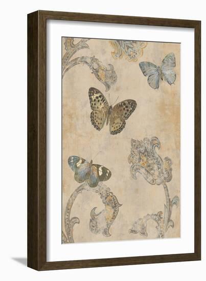 Papillion Decoratif II-Deborah Devellier-Framed Art Print