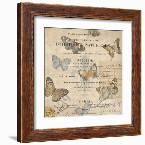 Papillon II-Deborah Devellier-Framed Art Print