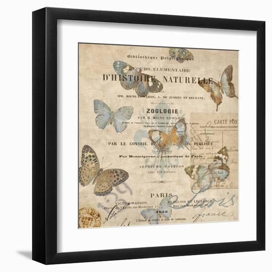 Papillon II-Deborah Devellier-Framed Art Print