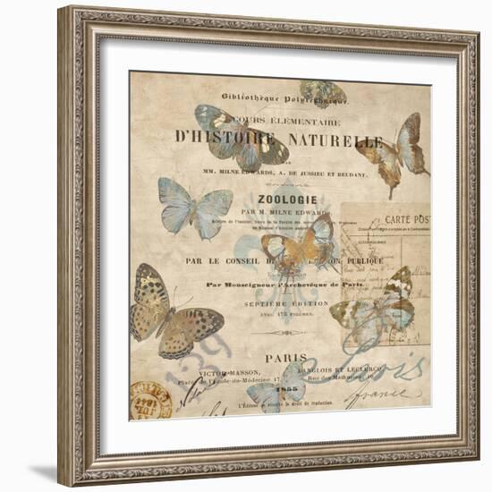 Papillon II-Deborah Devellier-Framed Art Print