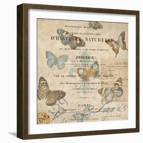 Papillon II-Deborah Devellier-Framed Art Print