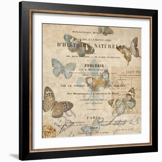 Papillon II-Deborah Devellier-Framed Art Print