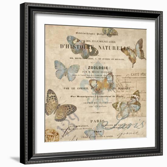 Papillon II-Deborah Devellier-Framed Art Print