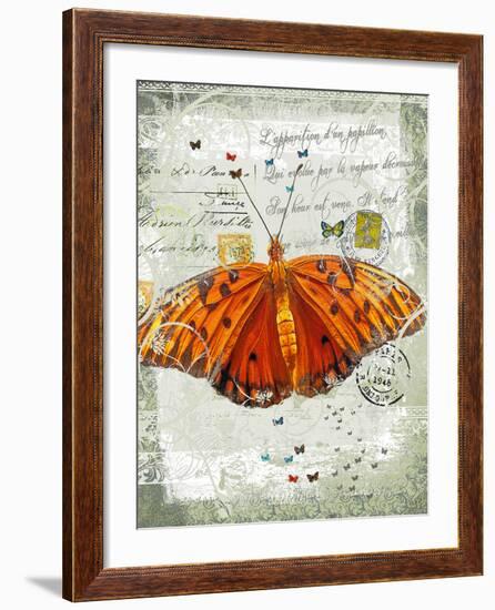 Papillon V-Ken Hurd-Framed Giclee Print