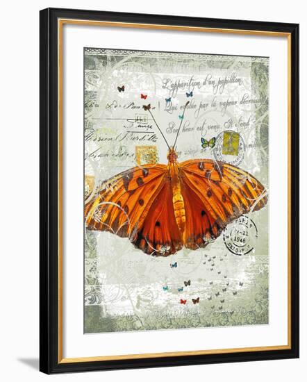 Papillon V-Ken Hurd-Framed Giclee Print