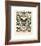 Papillons III-Adolphe Millot-Framed Giclee Print