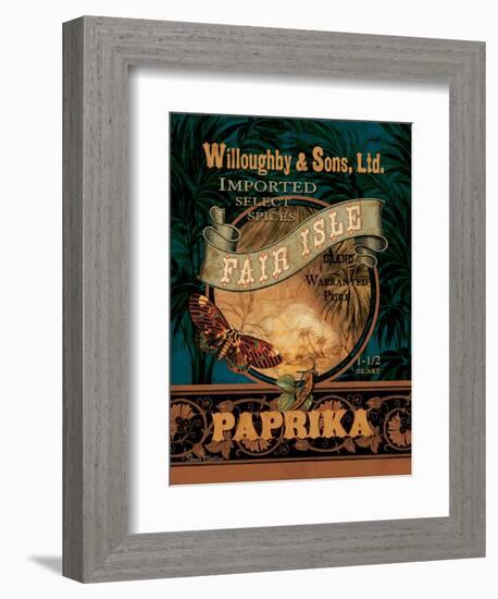 Paprika-Pamela Gladding-Framed Premium Giclee Print