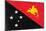 Papua New Guinea Flag Design with Wood Patterning - Flags of the World Series-Philippe Hugonnard-Mounted Art Print