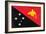 Papua New Guinea Flag Design with Wood Patterning - Flags of the World Series-Philippe Hugonnard-Framed Art Print